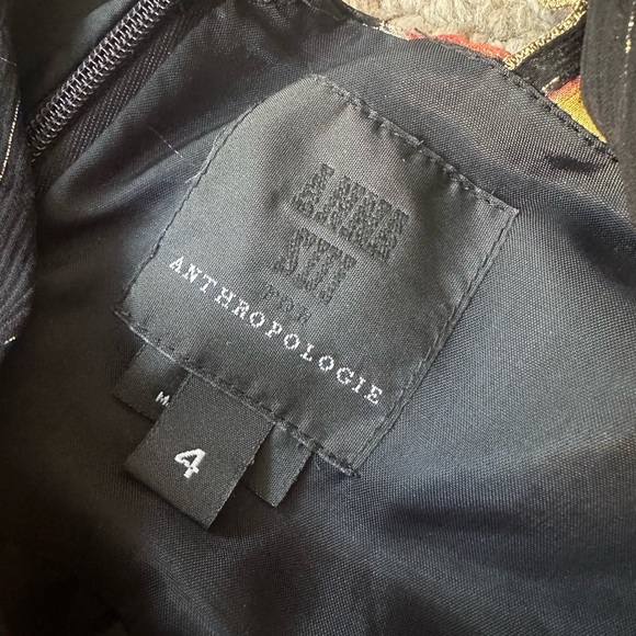 anthropologie “ANNA SUI” floral dress size 4 - Picture 3 of 4